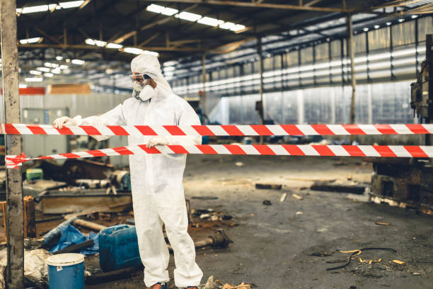 Professional Biohazard technician working in Hartford, OH